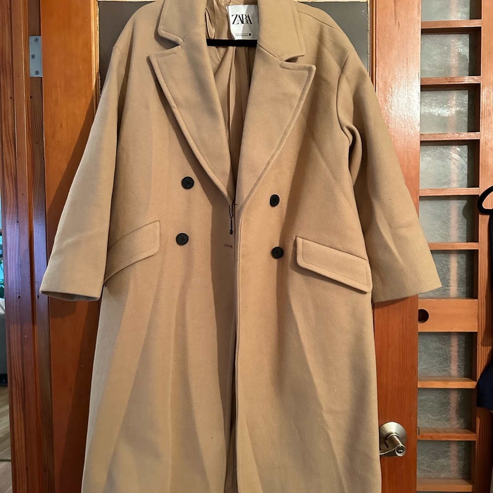 Zara Women's Oversized Top Coat